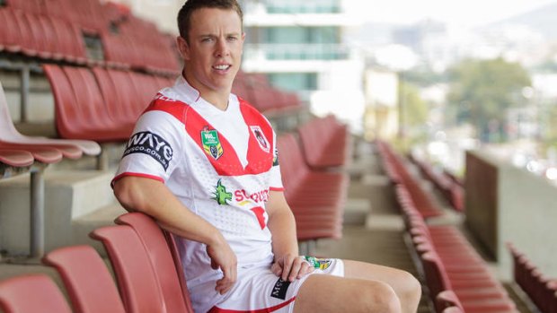 No guarantee: Sam Williams admits just wearing a Dragons jersey gives him a thrill, even if he does not expect to play first grade for his new club immediately.