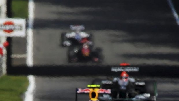 Iconic race:  Daniel Ricciardo takes to the track for the Italian Grand Prix.