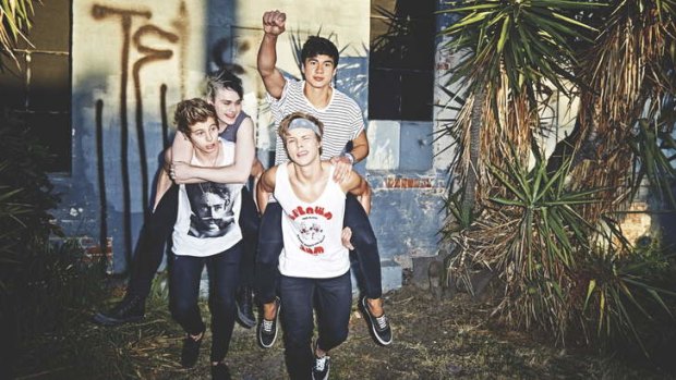 Online following ... 5 Seconds of Summer have built a massive fan base via Facebook and Twitter.