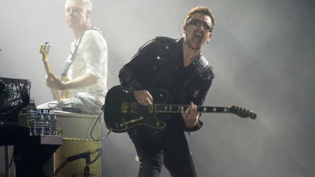 Bono has revealed he may never play guitar again. 