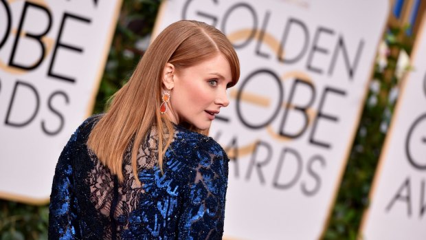 The most impressive of them all:  Actress Bryce Dallas Howard at the 73rd Annual Golden Globe Awards.