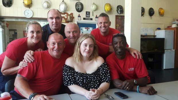 Adele met firefighters at Chelsea Fire Station following the Grenfell Tower blaze and urged her fans to contribute towards fundraising for those affected.