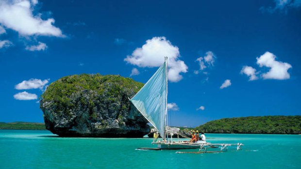 Island time:  Sailing near Les Meridien Ile des Pins, New Caledonia.