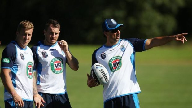 Men for the job: Laurie Daley has backed Josh Reynolds and Trent Hodkinson to get the job done against Melbourne