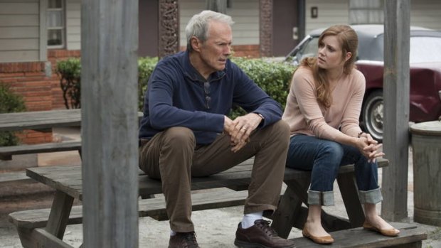 Field of dreams &#8230; Clint Eastwood and Amy Adams play father and daughter.