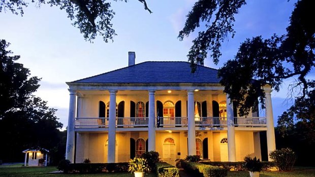 Southern-style ... the 1831 mansion at Chretien Point plantation.