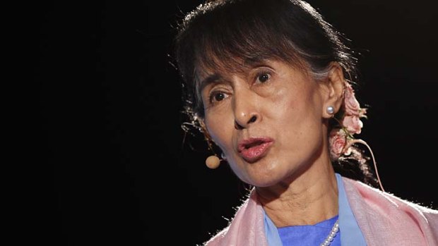"I am looking forward to coming to Australia": Myanmar opposition leader Aung San Suu Kyi.