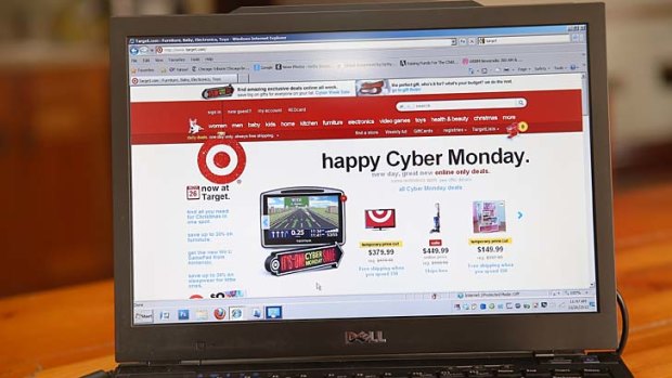 Sales up 26 per cent from last year ... Cyber Monday.