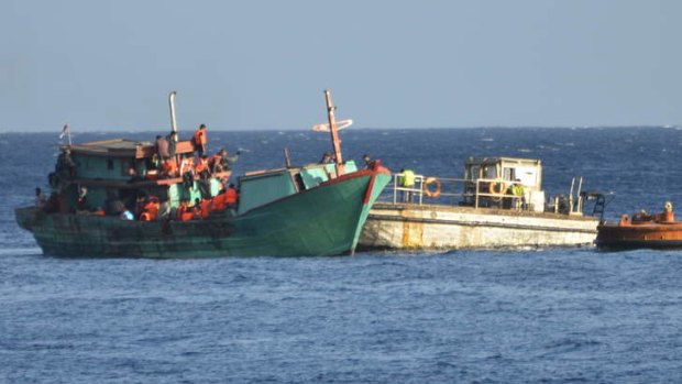 The Coalition wants to work with Indonesian police to buy unsafe fishing boats.