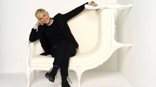 Promising a laugh: Ellen Degeneres, this year's host of the Oscars.