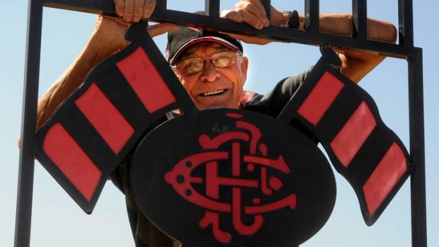 Essendon legend: John ''Killer'' Kilby has been a part of the scene at Windy Hill since starting as the under 19s' trainer in 1968.