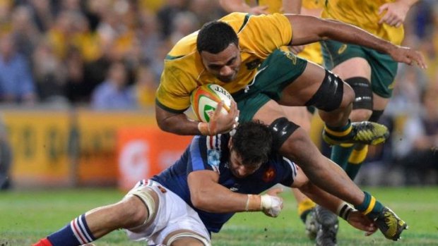 Wycliff Palu of the Wallabies is in doubt.