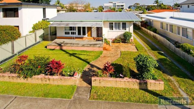 The house, listed for sale via Harcourts.