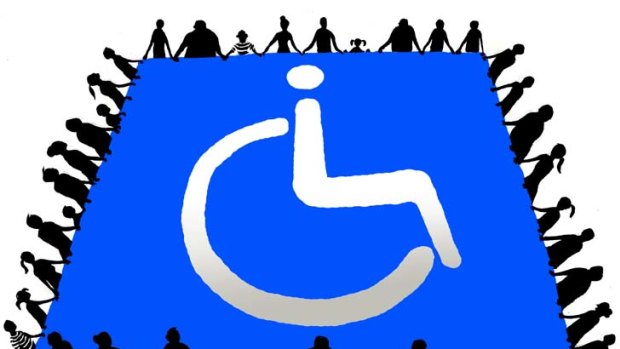 Smoothing the path ... disability support needs a complete overhaul. <em>Illustration: Simon Letch</em>.