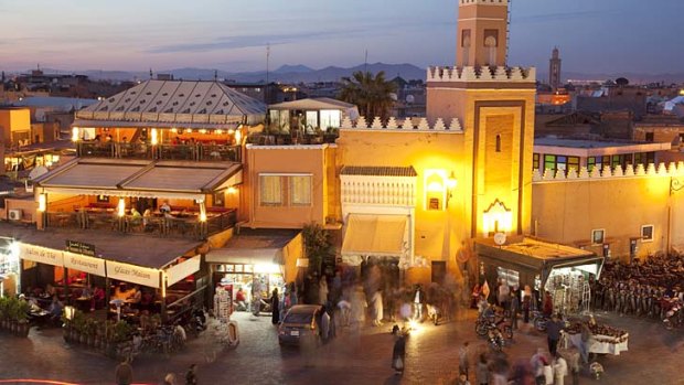Treasures to discover: A market in Marrakesh, Morocco.