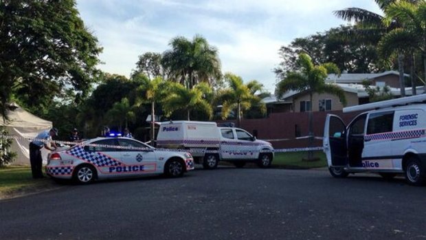 Police investigate the death of a man and the violent assault of a woman in Carina Heights.