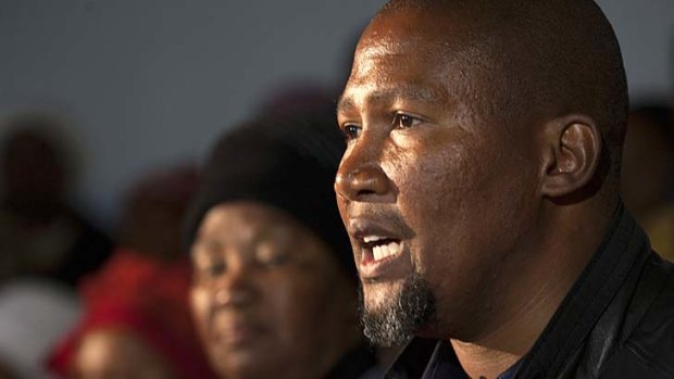 Mandla Mandela, grandson of former South African President Nelson Mandela, says his own son is the result of infidelity between his brother and his ex-wife.