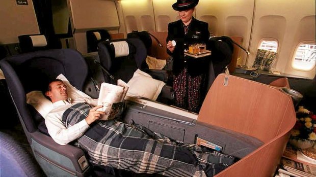 British Airways introduced full length beds to their first class service in 1995.