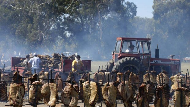 Argentinians love barbecuing so much they set the record for the biggest barbecue in the world in March this year.