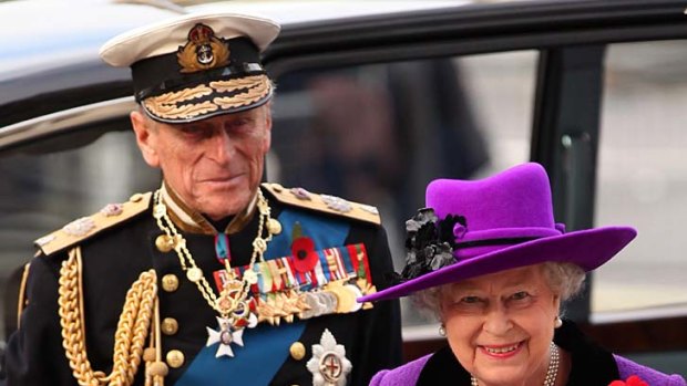 Vital support... Queen Elizabeth II and Prince Philip, Duke of Edinburgh.