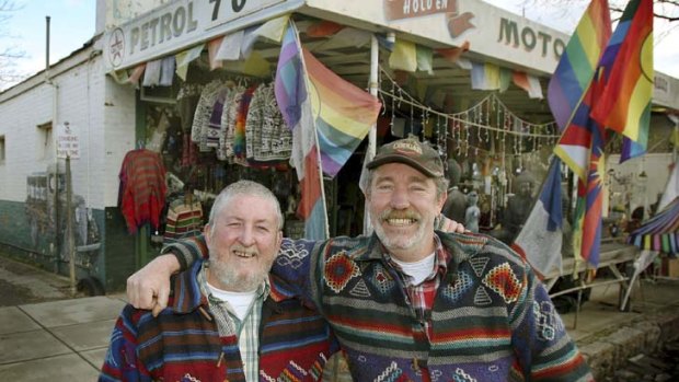Same-sex marriage on the horizon ... gay couple Gary Hayward and Andy Stevens.