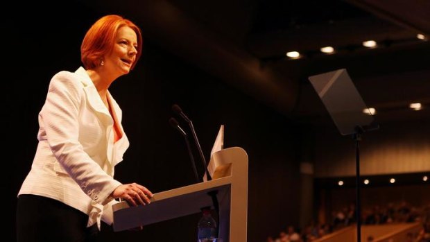 Prime Minister Julia Gillard: 'We came here for debates, we came here for surprises, we came here to have votes.'