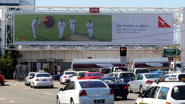 Duncan Gay has described the situation on roads around Sydney Airport as "a bloody mess".