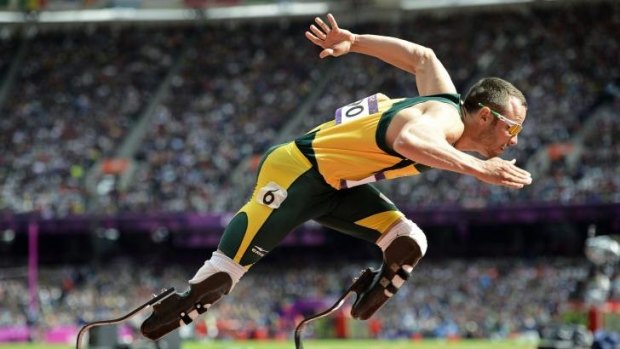 Out of the blocks: Oscar Pistorius can represent South Africa.