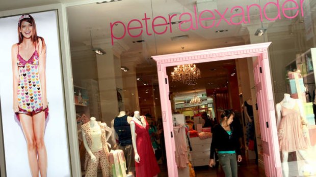 The Peter Alexander store at Westfield Southland.