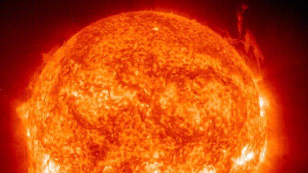 Flare up ... after attending a conference of Chicago's Heartland Institute, Senator Steve Fielding says it is ``plausible'' solar flares are linked to climate change.