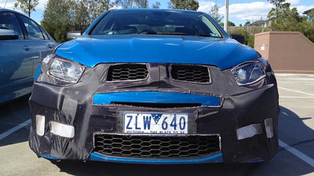 Disguised: A version of the new VF Commodore range.