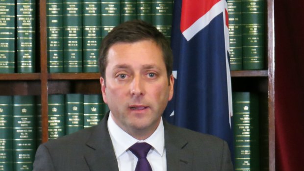 Opposition Leader Matthew Guy attended a lobster dinner in April where Mr Madafferi was present.