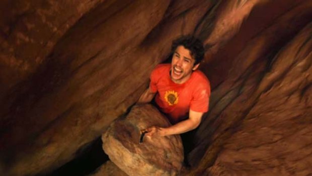 Survival story ... 127 hours starring James Franco.