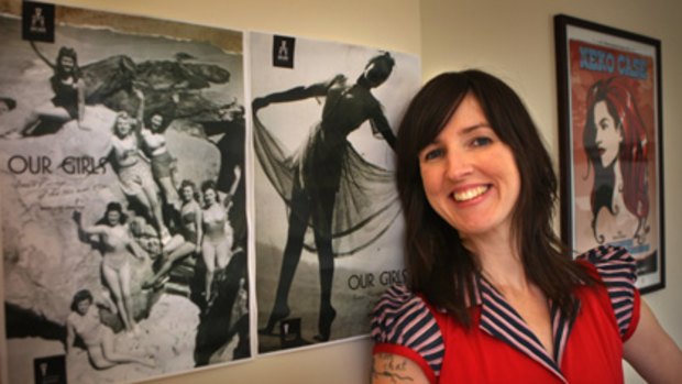 Madeleine Hamilton, the author of Our Girls - a new book detailing the Australian pin-ups of the 1940s and 1950s.