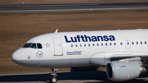 You won't find a row 13 on a Lufthansa aircraft.