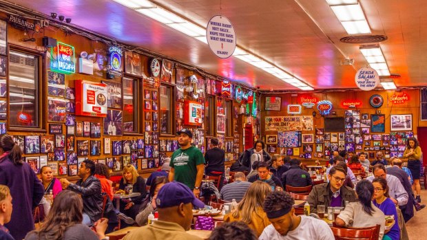 Katz's Deli offers a delightful experience.