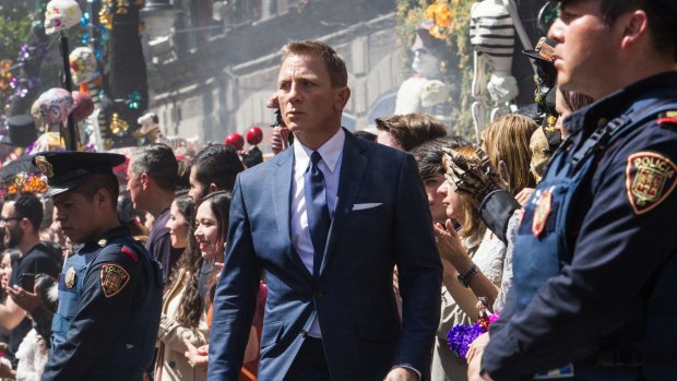 Daniel Craig in <i>Spectre</i>, his fourth time as 007.