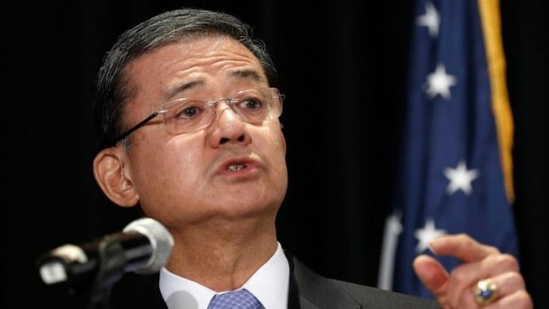 US Secretary of Veterans Affairs Eric Shinseki handed in his resignation after discovering the VA healthcare scandal was wider than first thought.