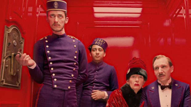 Amid the deadpan humour, sly cinematic references, gorgeous use of colour and texture, there is a certain darkness to <i>Grand Budapest Hotel</i>.