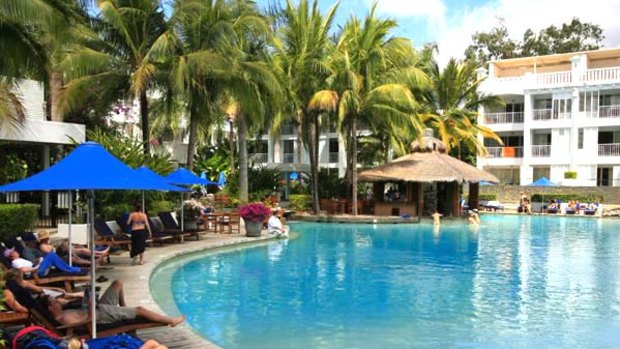 Blue haven ... guests enjoy the facilities at Peppers Resort and Spa at Palm Cove.