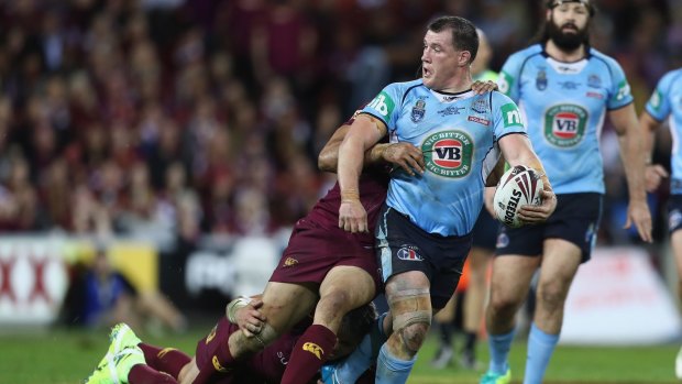 Still standing: Paul Gallen was taken aback by criticism of the Blues' leadership.