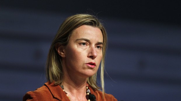 European Commission High Representative Federica Mogherini.