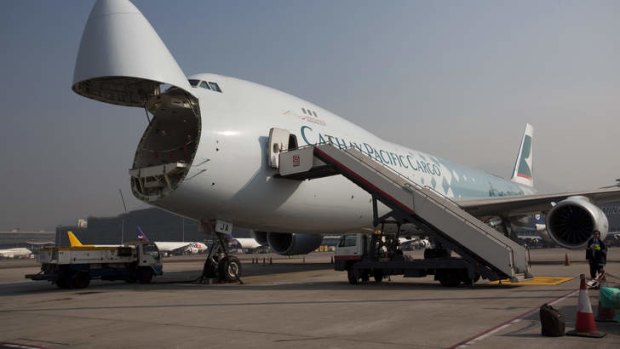 Open wide: Cathay Pacific has a large exposure to the airfreight market.