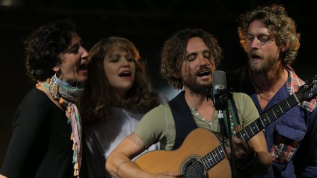 John Butler and We Two Thieves perform at Port Fairy Folk Music Festival.