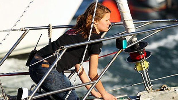 Record-setting solo sailor Jessica Watson.