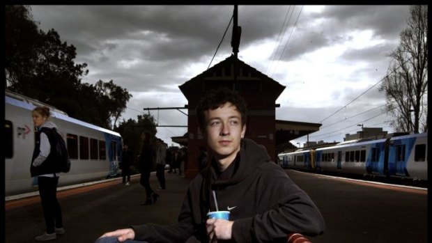 Lionel Bersee was attacked by three youths at a station in Melbourne's inner west.