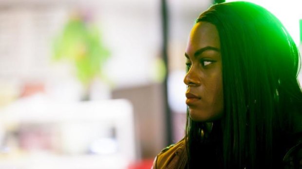 Mya Taylor in <i>Tangerine</i>.