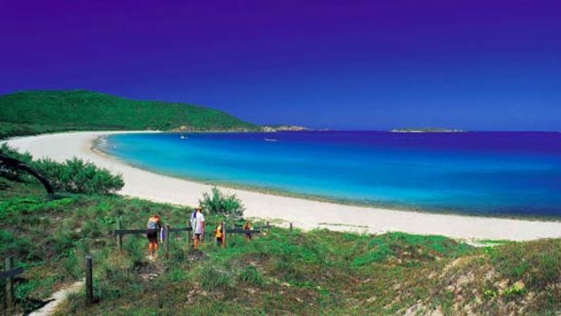 The secluded Long Beach on the southern side of Great Keppel Island.