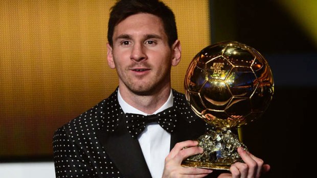 Lionel Messi ... won Ballon d'Or award for fourth time.