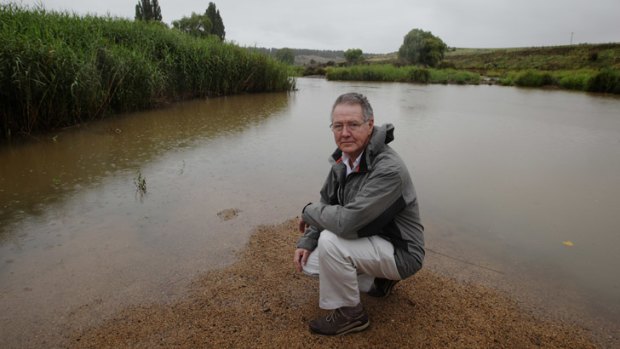 Neville Smith, chief executive of Water for Rivers, at the Snowy River in Dalgety NSW.